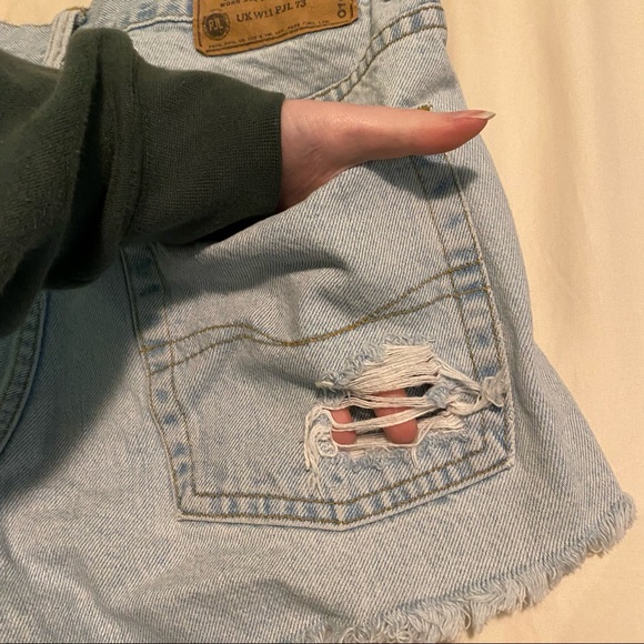 High waisted custom denim shorts - Picture 7 of 10